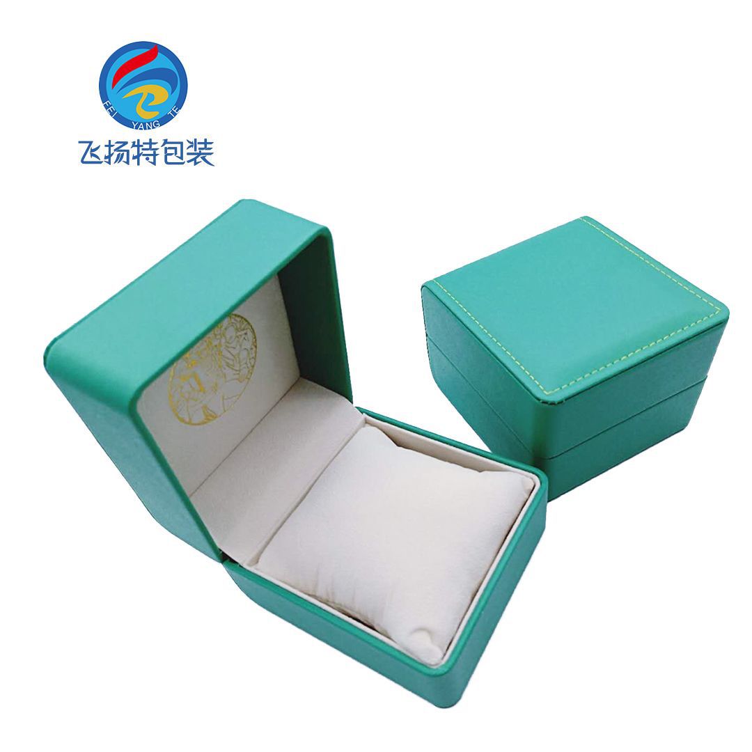 厂家直销批发高档手表盒 塑胶皮盒手表包装盒 大气翻盖手表盒定制