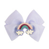 Children's rainbow hairgrip girl's, hair accessory with bow for princess, European style