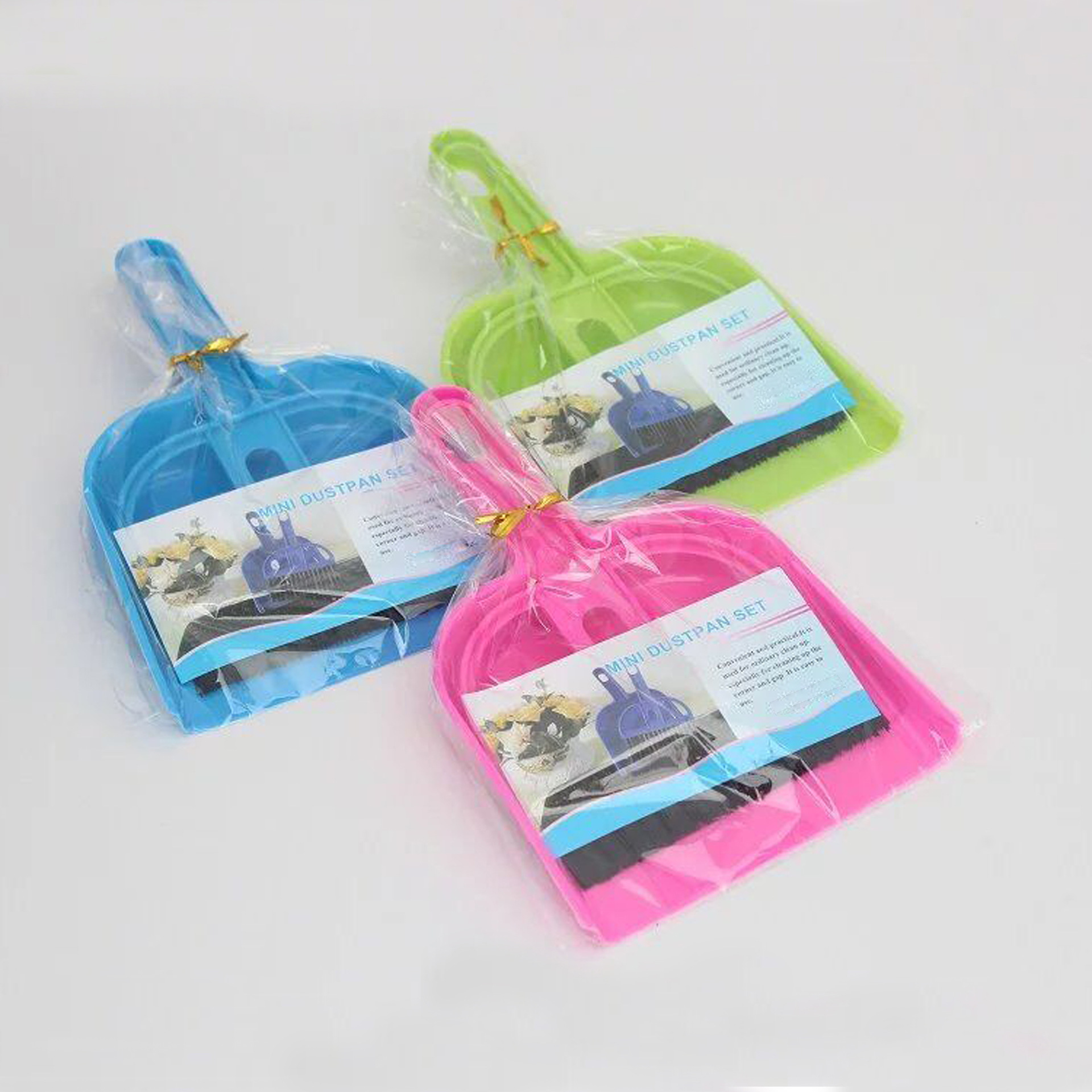 批发迷你畚斗刷 桌面清洁刷  小扫把小簸箕套装 塑料刷