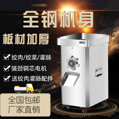 commercial Mincer commercial high-power vertical Electric stainless steel multi-function fully automatic enema Chopper