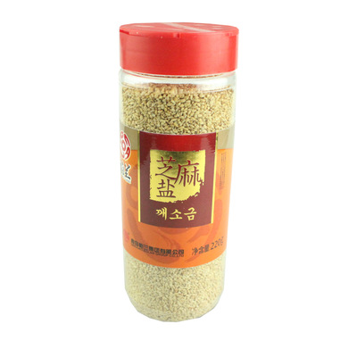 韩国料理柏兰芝麻盐即食碎芝麻盐 芝麻拌菜汤面 220g调味芝麻烧烤|ms