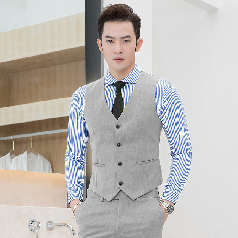 Manufactor Direct selling wholesale Autumn and winter Korean Edition Self cultivation suit Vest man Gentleman leisure time Business Suits Vest