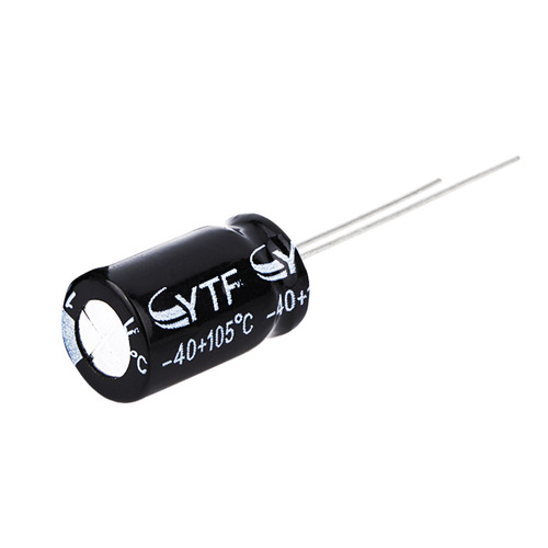 YTF electrolytic capacitor plug 1000UF/25V, size 10*20mm, capacitor for electric vehicle charger