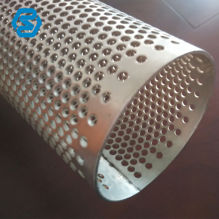 厂家定做直缝焊接冲孔管耐腐蚀耐800度高温304不锈钢冲孔管
