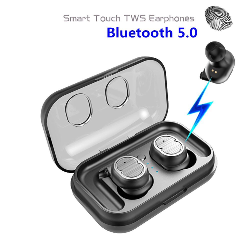 TWS-8 Mini motion wireless In ear Earphone three-dimensional Dual channel Bluetooth headset 5.0 Touch Invisibility