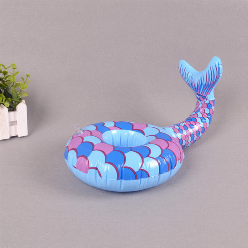 PVC inflatable water supplies coasters inflatable water floating drinks cup holders cup holders cross-border