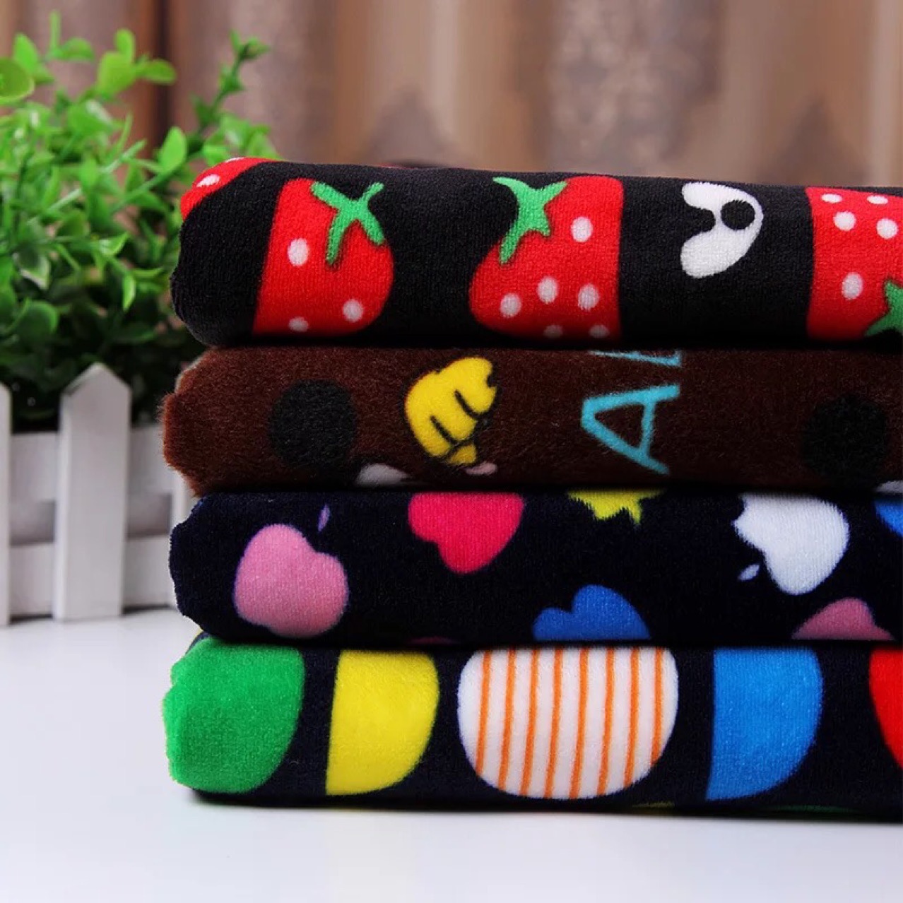 厂家直销,银狐绒印花,氨纶超柔,四面弹,短毛绒,秋冬运动套装面料