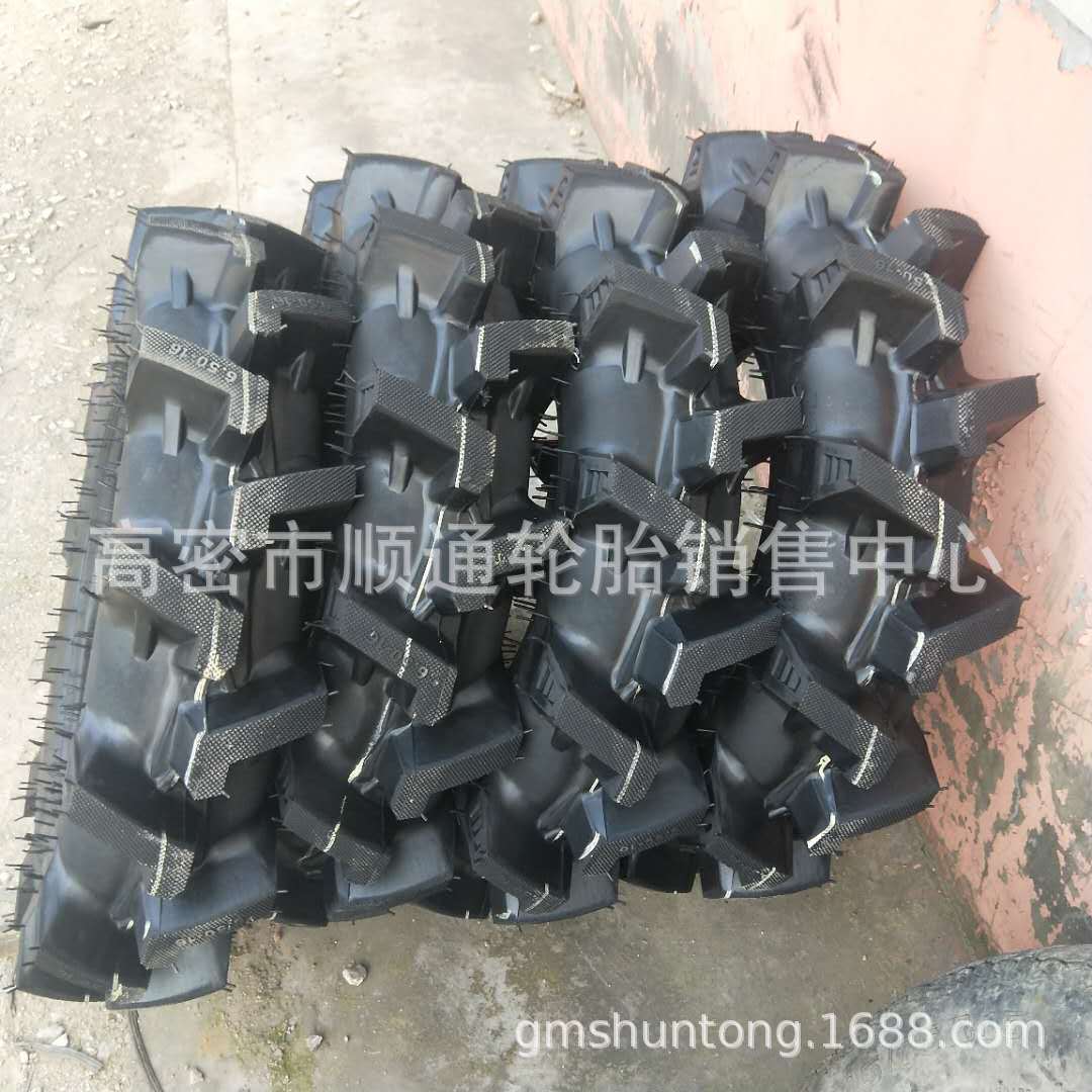 现货销售6.50-12拖拉机水田高花轮胎6.50-16农用轮胎8.3-20