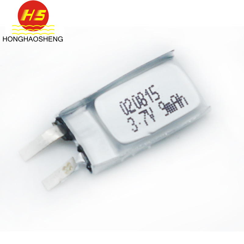 超薄锂电池020815聚合物锂电池9mAH数码美容仪器专用超小锂电池