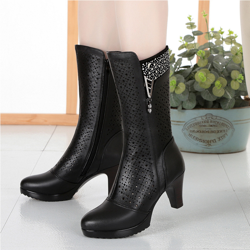 Bottes femme GRUE en En cuir - Ref 3354934 Image 6