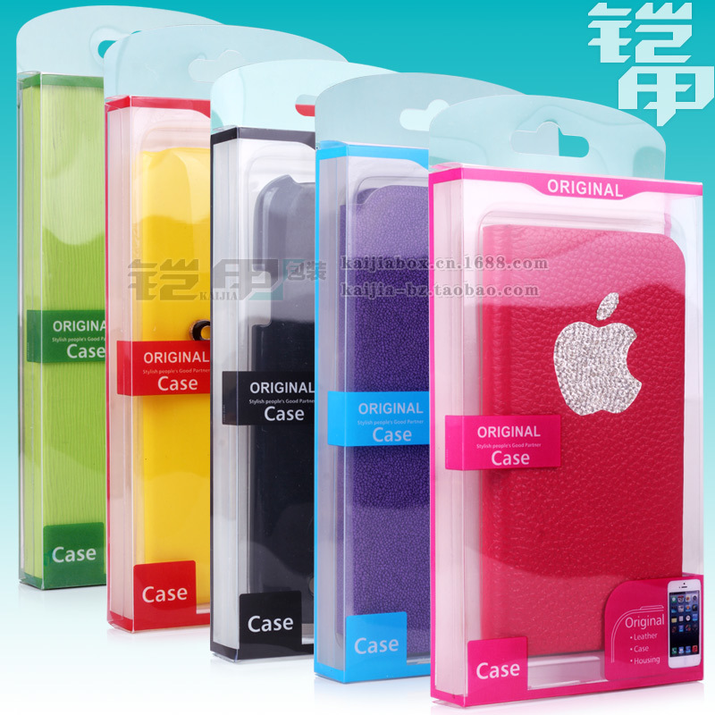 KJ-06 iPhone8手机壳皮套 包装三星S9保护套包装 透明塑料盒批发