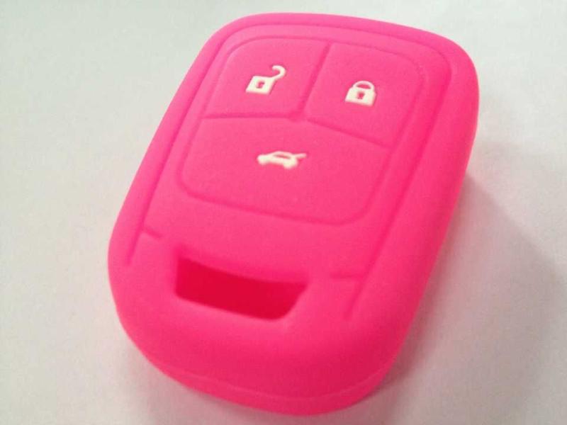 Suitable for Chevrolet Aveo Cruze Silicone Key Case Straight Type Special Car Remote Control Protective Cover Buckle