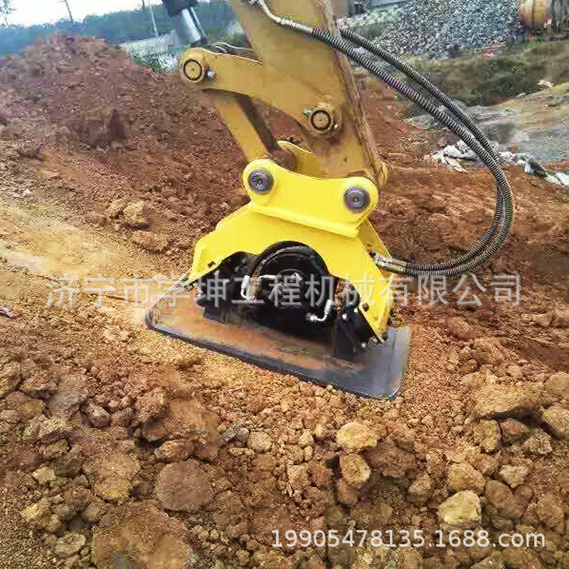 挖机震动夯 平板夯实机 挖掘机平板夯