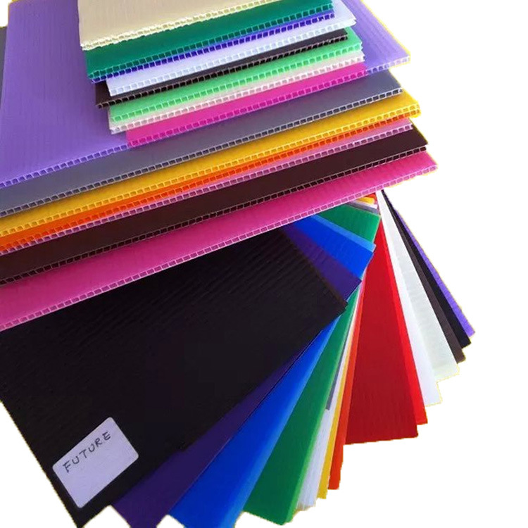 供应各颜色各规格PP塑料中空板 瓦楞板塑胶万通板真空板蜂巢板