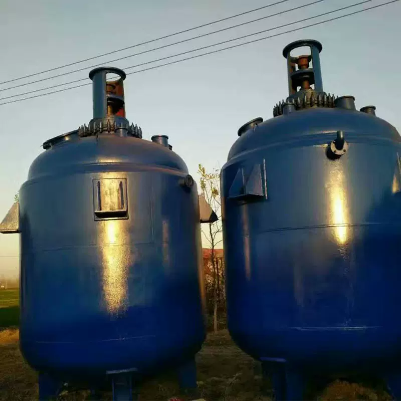 出售30立方不锈钢反应釜99新电加热盘管反应釜 机械密封反应釜