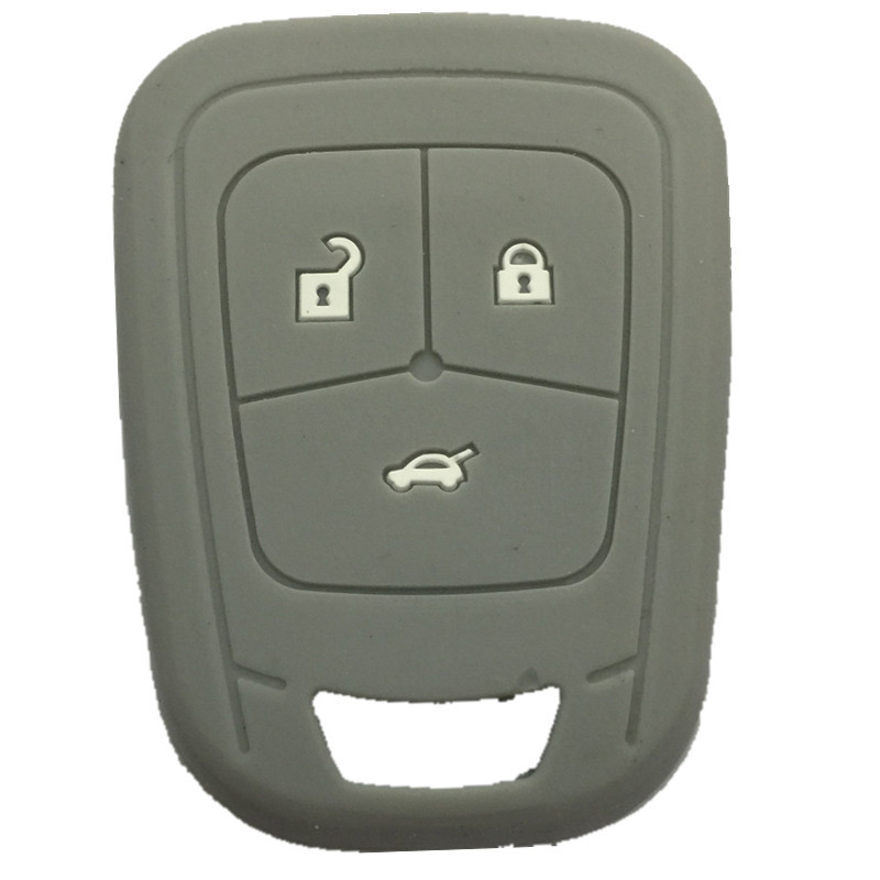 Suitable for Chevrolet Aveo Cruze Silicone Key Case Straight Type Special Car Remote Control Protective Cover Buckle