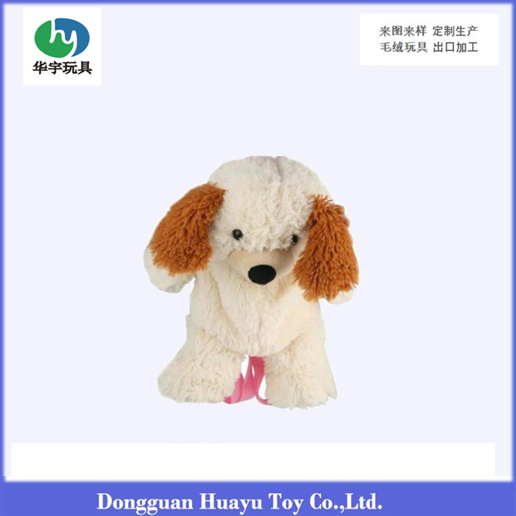 公仔周边衍生品毛绒包定做 哈士奇威尔士柯基犬化妆包带拉链夹层
