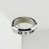 Zodiac signs, steel belt stainless steel, wedding ring suitable for men and women