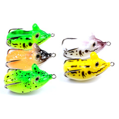 Spinning lure soft lure thunder frog 11.6g false lure bionic lure black fish specialist bionic fish bait e-commerce venom tooth egg frog