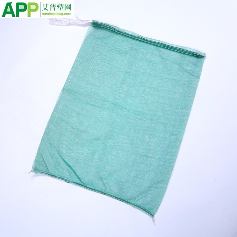 洋葱青椒板栗桔子苹果西瓜包装 白色束口拉绳 细圆丝圆织网眼袋