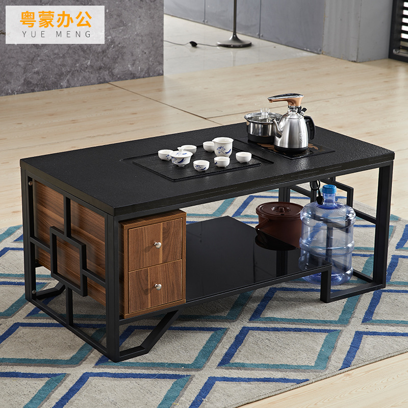 to work in an office tea table Sofa Set customized Kungfu Online Modern minimalist business affairs tea table The reception Front wholesale tea table combination