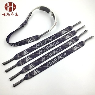 Factory Direct Sales Adjustable Eye Straps Non-slip Diving Material Neoprene Glasses Straps