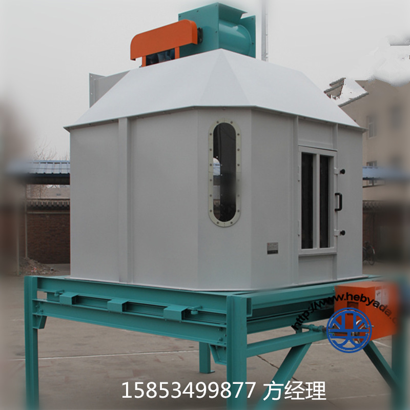 山东双鹤2吨逆流式冷却器冷却机厂家价格，自然风冷的成套干燥机