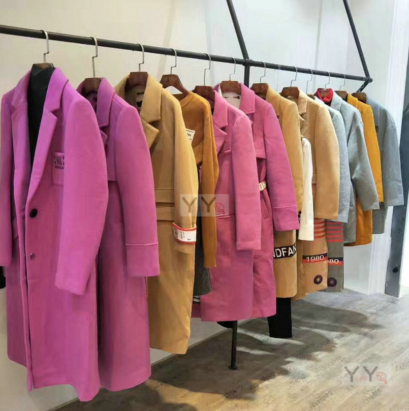 2018库存尾货清仓处理冬毛呢大衣 中长款双面韩版女毛呢大衣外套