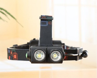 Outdoor mountaineering LED headlamp strong light flashlight long shot Camping Fishing waterproof drop-resistant charging high power headlamp