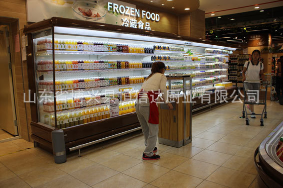 风幕柜水果保鲜柜商用冰箱立式饮料冷冰柜麻辣烫点菜柜冷藏展示柜