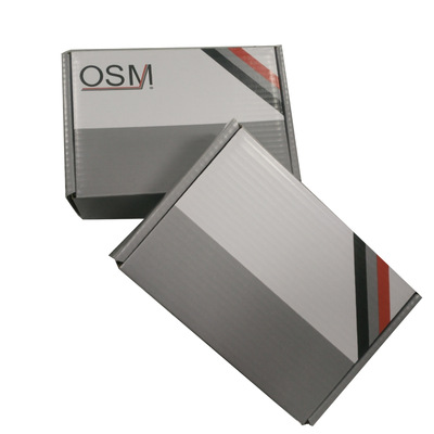 major Customized Corrugated Box Gray aircraft box Folding White Card Tray Custom Printed