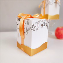 聖誕麋鹿蘋果盒  平安果禮盒 雪花酥牛軋糖包裝盒紙盒糖果盒 現貨