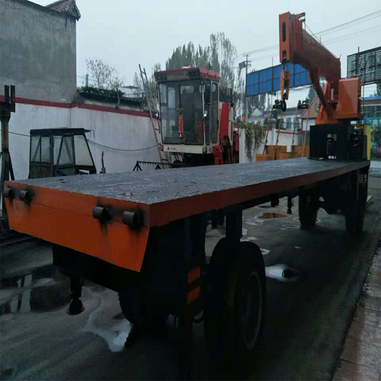 厂销售全新优质四驱拖拉机随车吊平板吊 全自动液压自卸吊