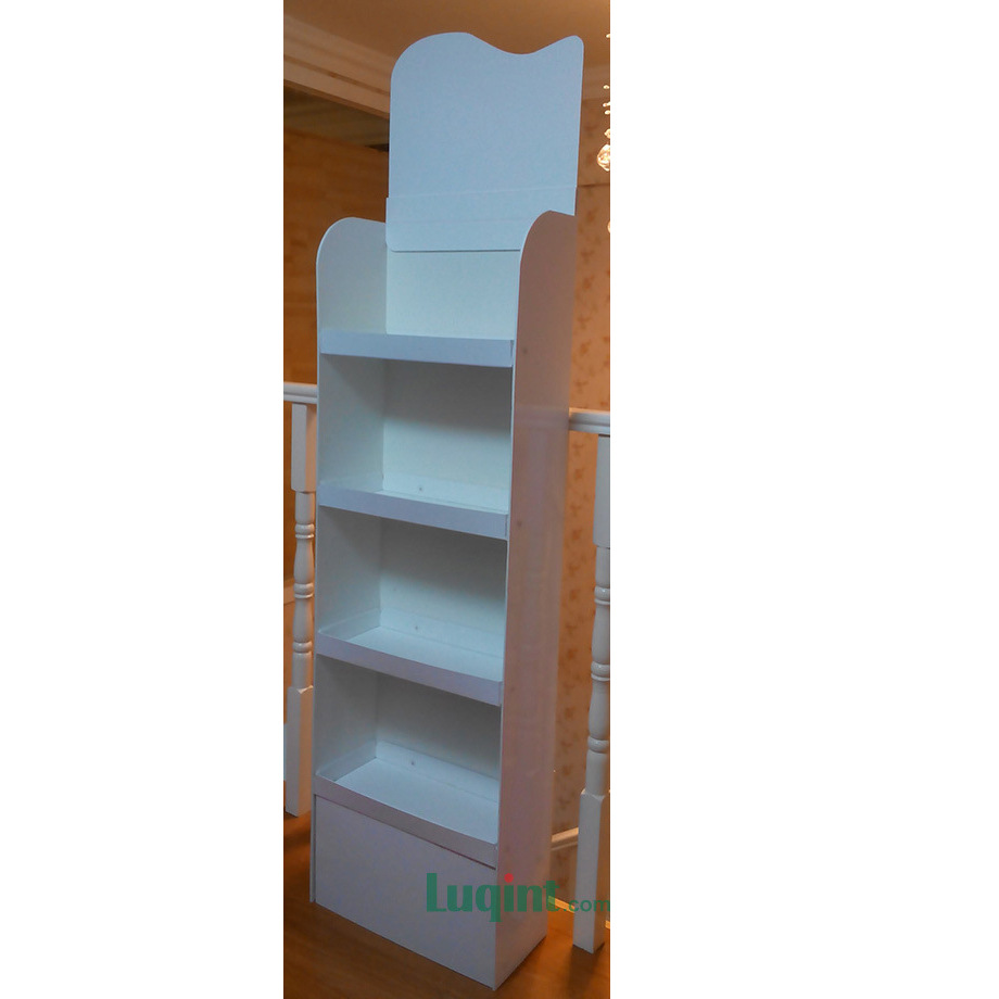 厂家直销立式PVC展示架 超市塑料雪弗板可折叠商品陈列架