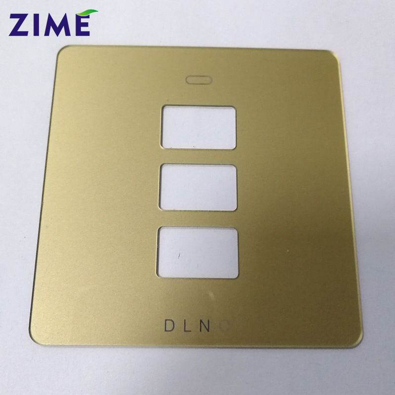 PC随意贴面板 可定制pc亚克力面板印刷 电镀PC塑料片亚克力触摸板