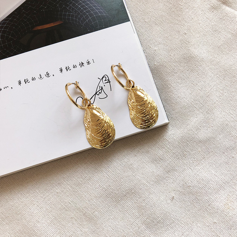 Nouvelles Boucles D&#39;oreilles En Perles De Coquillage Étoiles De Mer De Style Océan display picture 17