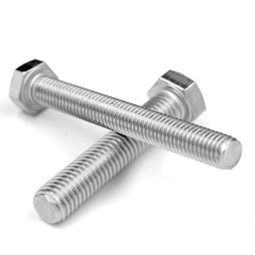 304 stainless steel hexagonal external screw, DIN933 hexagonal head single-ended bolt manufacturer screw M3M4M5M6