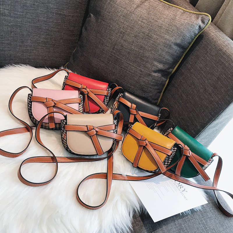 韩版女童包包2018冬季新款时尚宝宝配饰包简约百搭儿童斜挎小包潮|ms