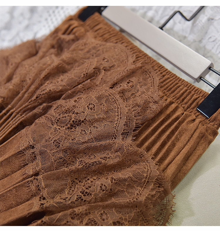 Jupe femme LACE GIRL en Daim - Ref 3330151 Image 32