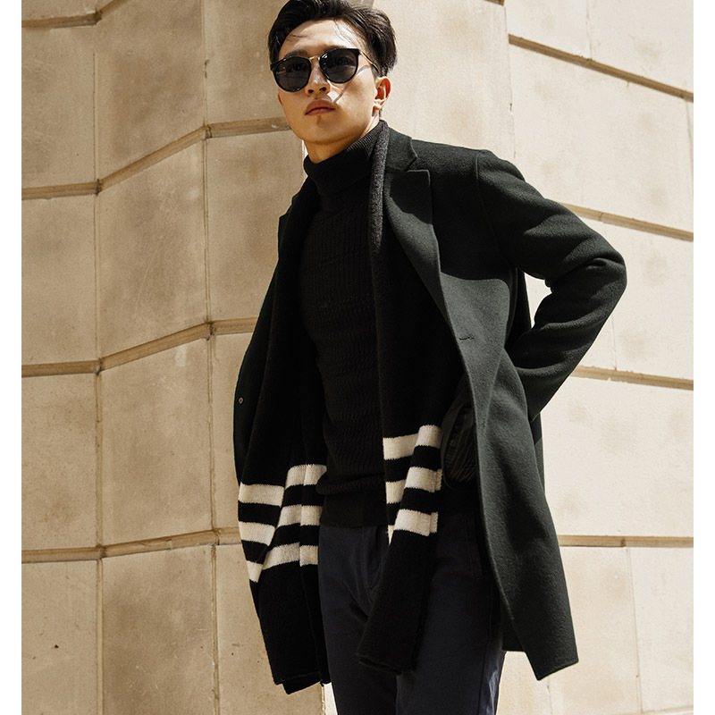 Manteau homme en Laine - Ref 3419077 Image 4