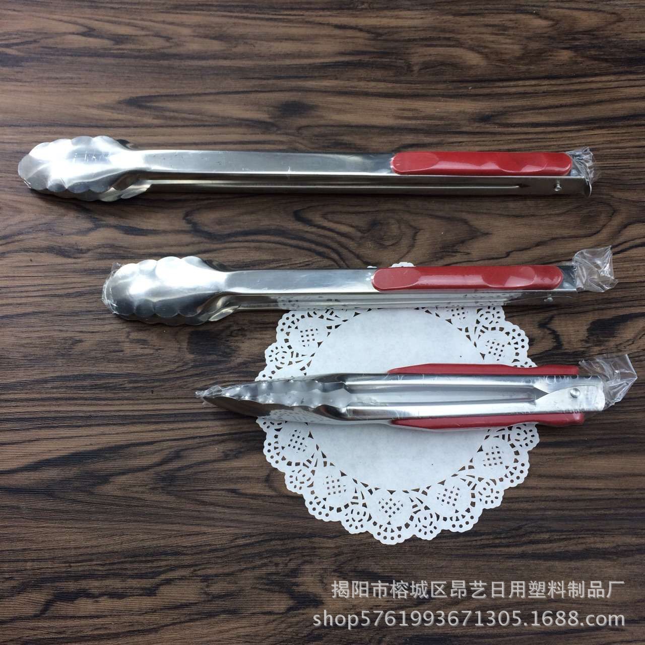 不锈钢食物夹烧烤夹面包夹牛排夹自助餐食堂食品夹子厂家批发-阿里巴巴