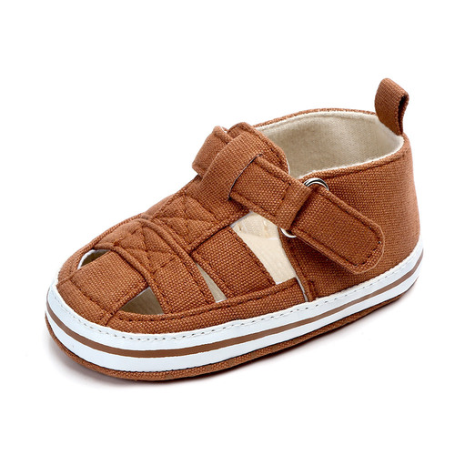 Baby toddler shoes spring and summer new baby toe-toe shoes hollow breathable sandals baby shoes wholesale 2042