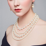 2023 новый жемчужное ожерелье мода европа и америка ожерелье личность темперамент женский взрыв моделей ожерелье оптовая торговля