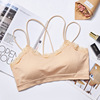 Demi-season lace sports underwear, bra, top with cups, tank top, beautiful back, for running