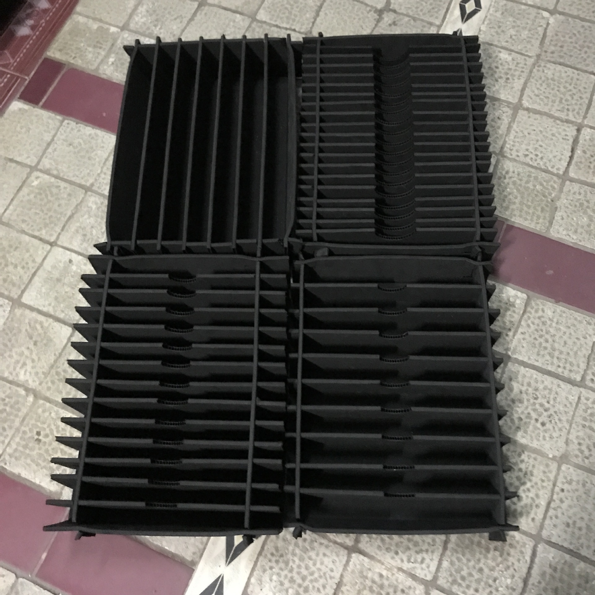 订制EVA中塑胶空板骨架箱 厦门内置珍珠棉防静电中空板刀卡