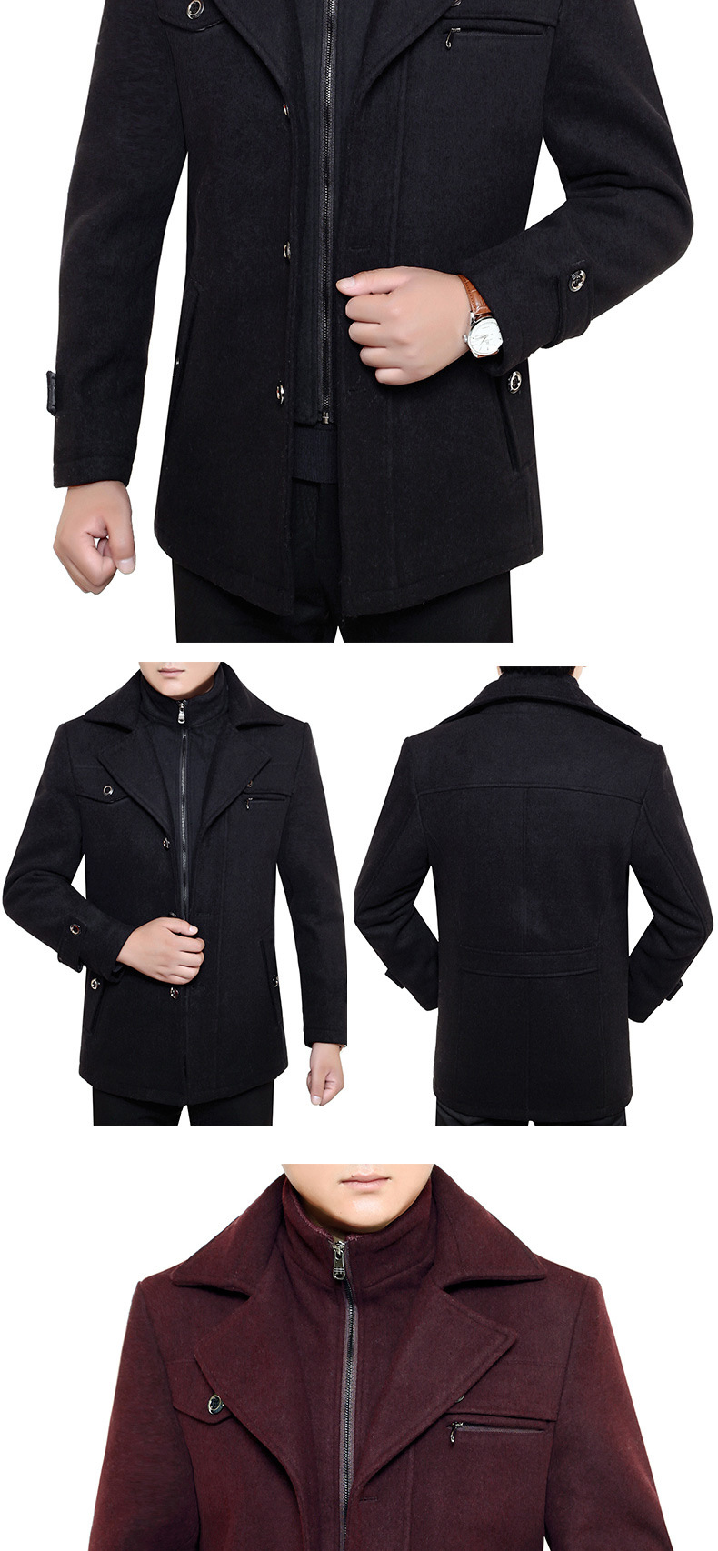 Manteau homme en Laine - Ref 3418967 Image 26