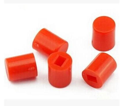 6X7MM 圆形按键帽 按钮帽 适合8.5X8.5/8X8系列自锁开关帽子