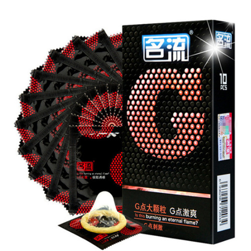 Celebrity Large Granules Ice and Fire Melt Love and Heat Desire 10 Pack Condoms Condoms for Adults Wholesale