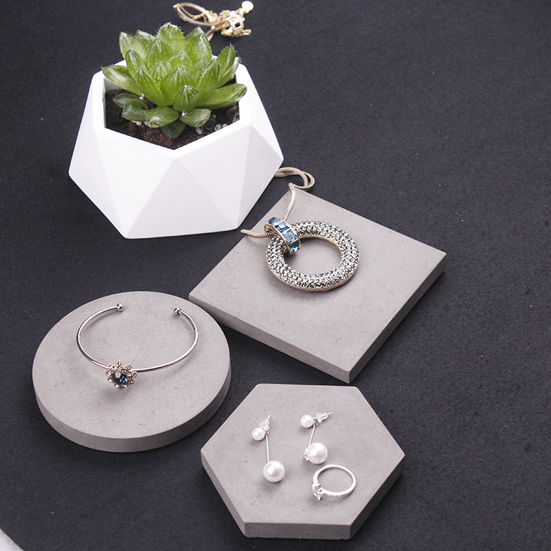 希風美式水泥家居擺飾收納台北歐風格珠寶飾品展示板廠家直銷定制