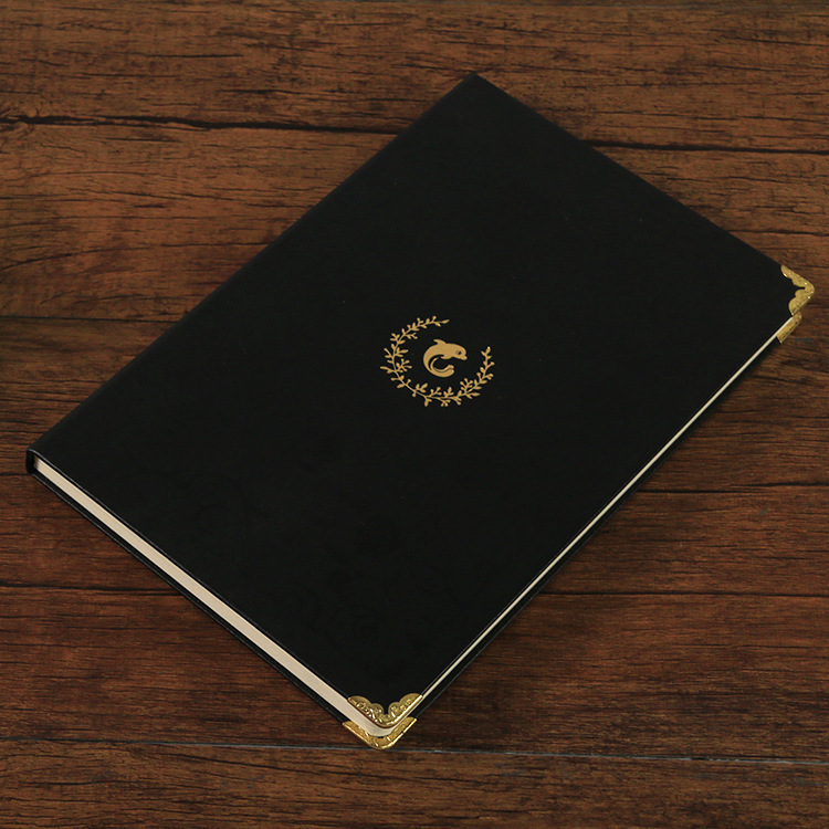 厂家定制复古欧式办公用品记事本 高档文艺商务记事本硬皮小本子